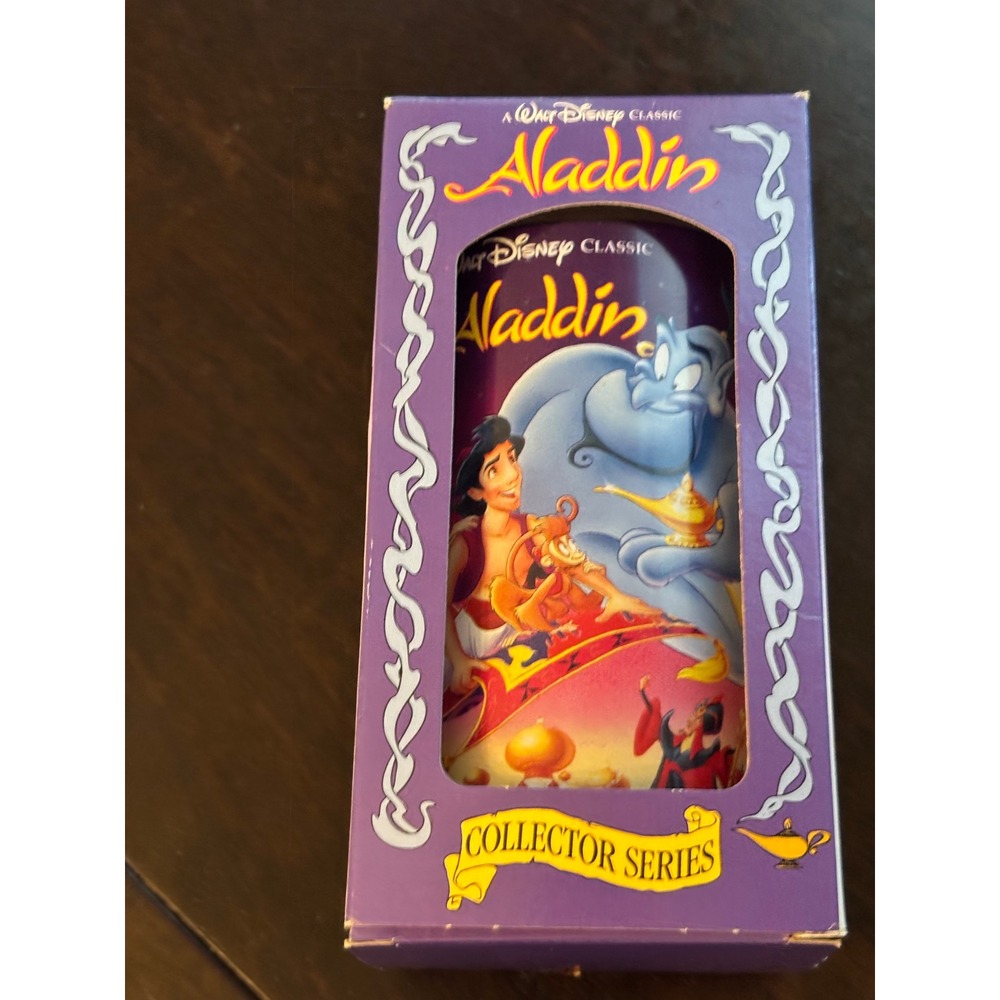 1994 Disney Aladdin Burger King Coca-Cola Collector Series Glass with Box